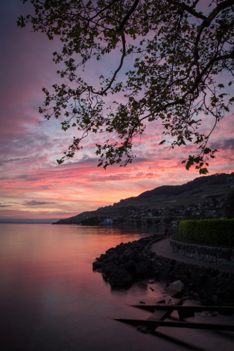 Coucher soleil Vevey  - 047